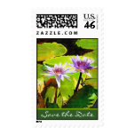 Lillies Save the Date Stamps
