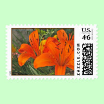 Lilly Bouquet Postage Stamp stamps