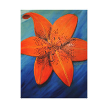 Lilly flotante por la bella arte Gilcée de Kelly J Lona Estirada Galerías