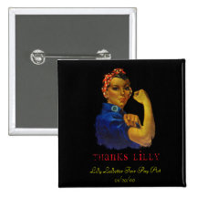 LILLY LEDBETTER FAIR PAY ACT BUTTONS