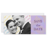 Lilly of the Valley SAVE THE DATE rack card rack cards