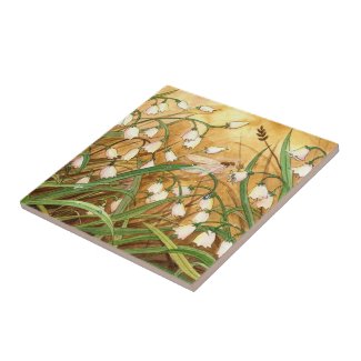&amp;quot;Lilly of the Valley&amp;quot; tile