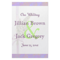 Lilly of the Valley Wedding Program Full Color Flyer