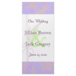 Lilly of the Valley Wedding Program Rack Card