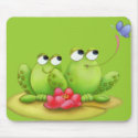 Lilly Pad Frogs Mousepad