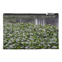 Lilly pads on a pond travel accessories bags