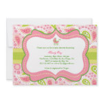 Lilly Pulitzer Inspired Baby Shower Invitation