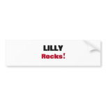 Lilly Rocks Bumper Stickers