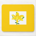 lilly, yellow painted mousepad by Cherylsart lilly, yellow painted mousepad