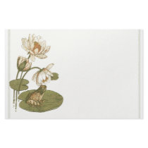 Lillypad and Frog Stationery by orglioness Lillypad and Frog Stationery