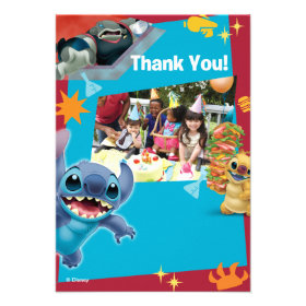 Lilo and Stitch Birthday Thank You Cards Custom Invitations