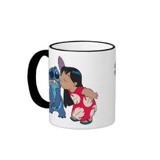 Lilo kisses Stitch Coffee Mugs