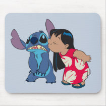 Lilo kisses Stitch mousepads by disney Lilo kisses Stitch mousepads