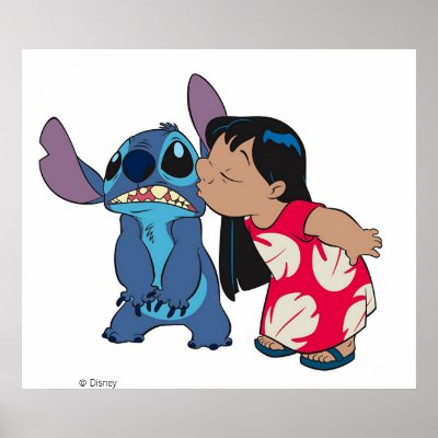 Lilo kisses Stitch posters