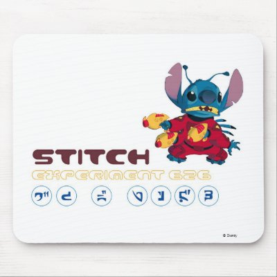 Lilo & Stitch Stitch Logo mousepads