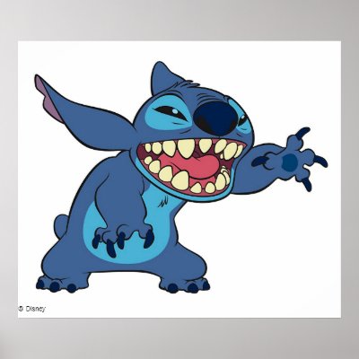 Lilo & Stitch Stitch teeth posters