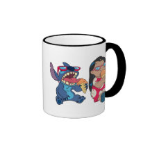 Lilo & Stitch's Lilo and Stitch Eating Ice Cream Coffee Mug