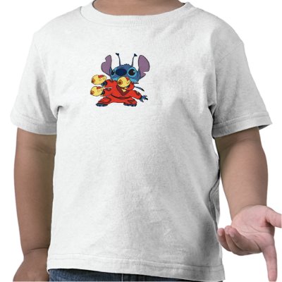 Lilo & Stitch's Stitch with Ray Guns t-shirts