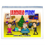Lilredhead Studios 2008 Wall Calendar
