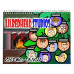 Lilredhead Studios 2009 Wall Calendar