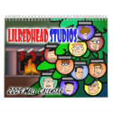 Lilredhead Studios 2009 Wall Calendar by lilredhead Lilredhead Studios 2009 Wall Calendar