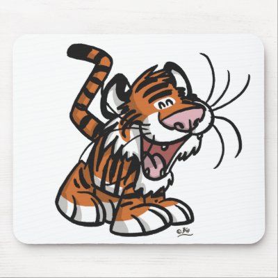 Lil'Tiger mousepad by Lioness_Graphics