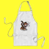 T-shirt de Lil'Tiger que cozinha o avental aventais by Lioness_Graphics T-shirt de Lil'Tiger que cozinha o avental aventais