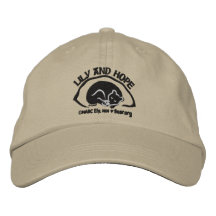 Lily and Hope in Den - Dark Embroidered Baseball Cap