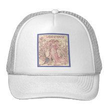 Lily and Rose ~ Vintage Art Nouveau Print Hat