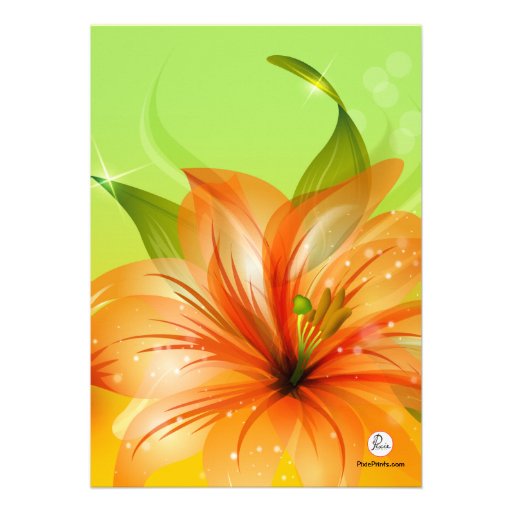 Lily Dew Invitation