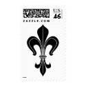 Lily - Fleur de lys postage