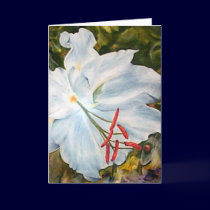 Lily Flower, Greeting Card