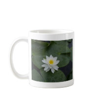 Lily Flower in Lily Pads Mug