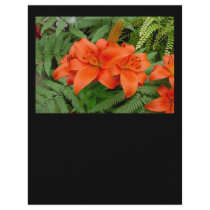 Lily flower - Iridescent orange Flyer