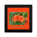 Lily flower - Iridescent orange zazzle_giftbox