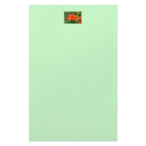 Lily flower - Iridescent orange Stationery Design