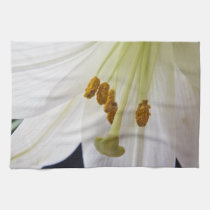 Lily Flower Macro floral art kitchen Tea towel kitchen towels