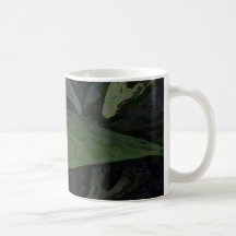 Lily Garden Leaf Design Coffee Mug