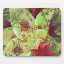 Lily Garden Mouspad mousepads by SBCSTUDIO Lily Garden Mouspad mousepads