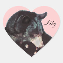 Lily Heart Sticker