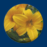 Lily in the Rain Magnet magnets