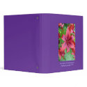 Lily - Iridescent Red zazzle_binder
