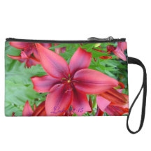 Lily - Iridescent Red (Luke 12:15) Wristlet Clutches