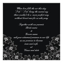 Lily Love Wedding Invitation invitations