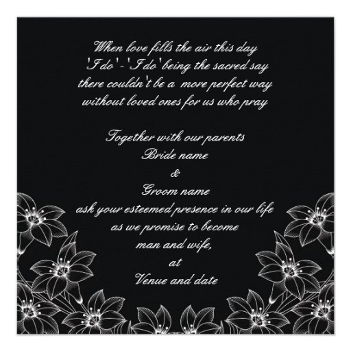 Lily Love Wedding Invitation