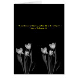 "Lily of the Valley" Blank Biblical  Card