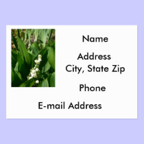 Lily of the Valley business cards