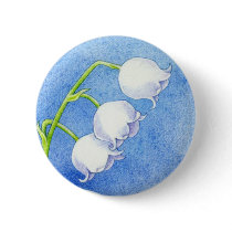 Lily of the Valley Pinback Button