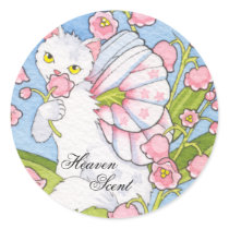 Lily of the valley catterfly sticker stickers
