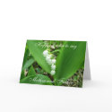 Lily of The Valley Easter Card